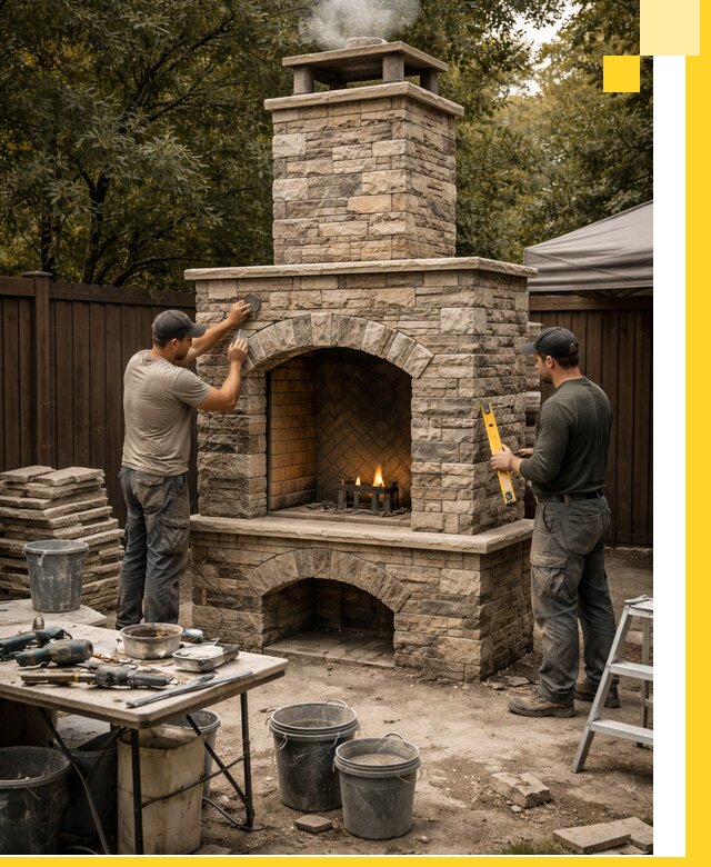 Проектирование и установка уличных каминов в Кирове-Чепецке