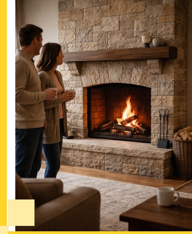 Каменные камины на заказ в Кирове-Чепецке от 195732 р. | ЭриданКрв