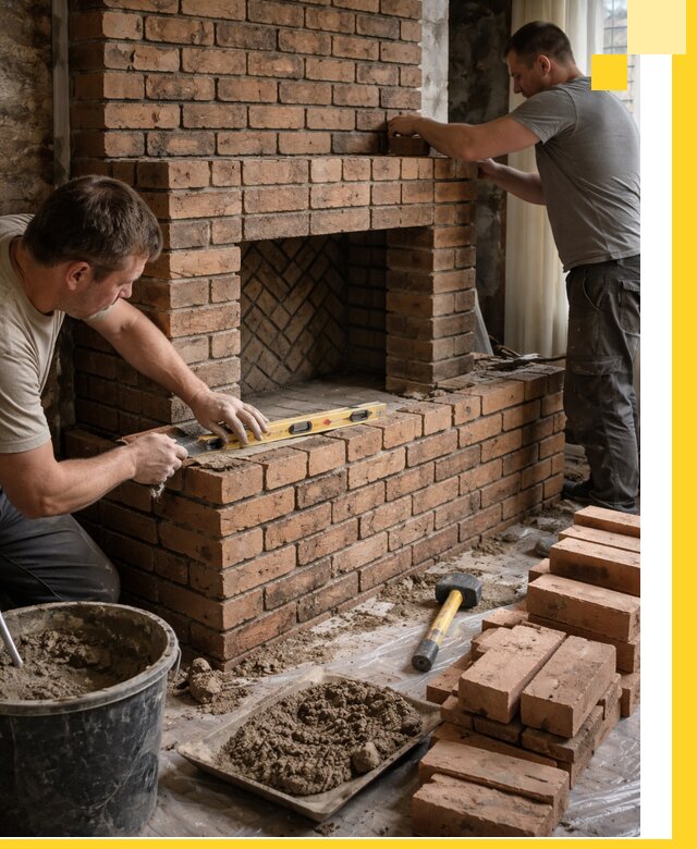 Изготовление и установка кирпичных каминов в Кирове-Чепецке