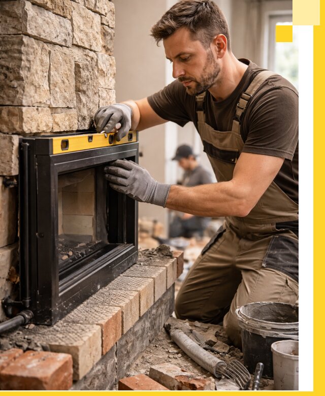 Дровяные камины под ключ в Кирове-Чепецке: монтаж, обустройство