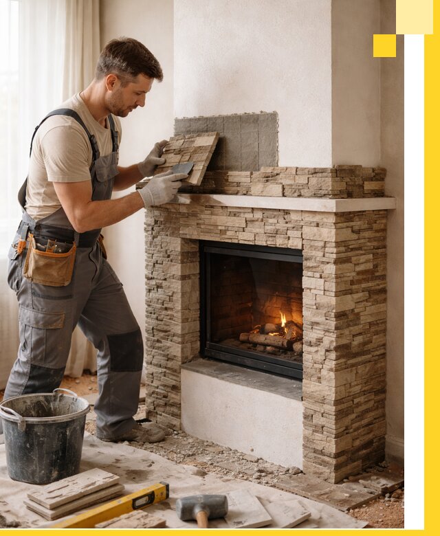 Изготовление и монтаж каминов для дома под ключ в Кирове-Чепецке