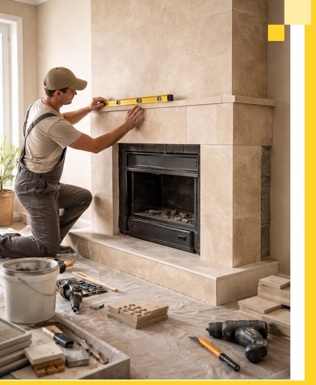 Установка и монтаж каминов в частном доме под ключ в Кирове-Чепецке