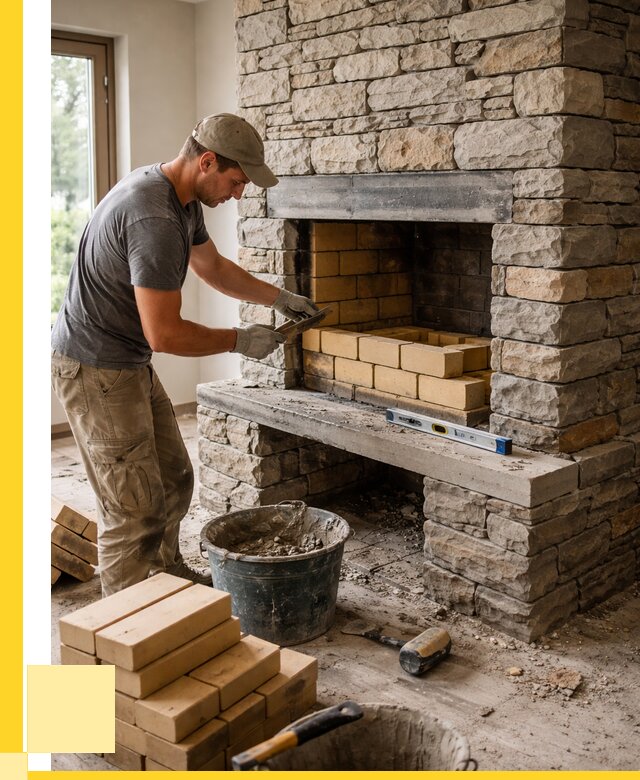 Кладка каминов и камина в Кирове-Чепецке от 27185 р. ЭриданКрв