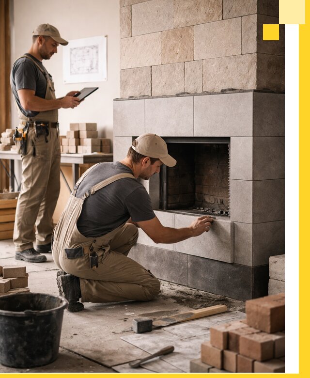 Индивидуальные проекты каминов и каминных систем в Кирове-Чепецке