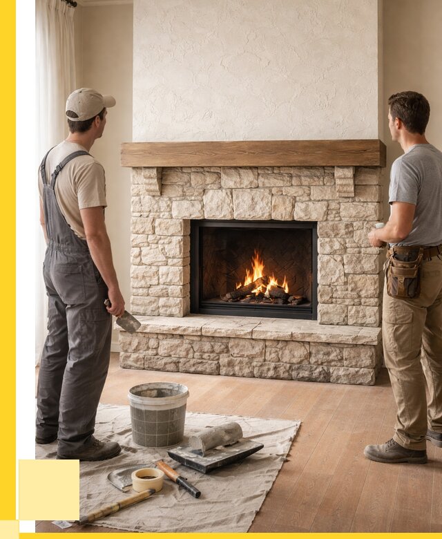 Отделка каминов в Кирове-Чепецке от 7068 р. под ключ | ЭриданКрв