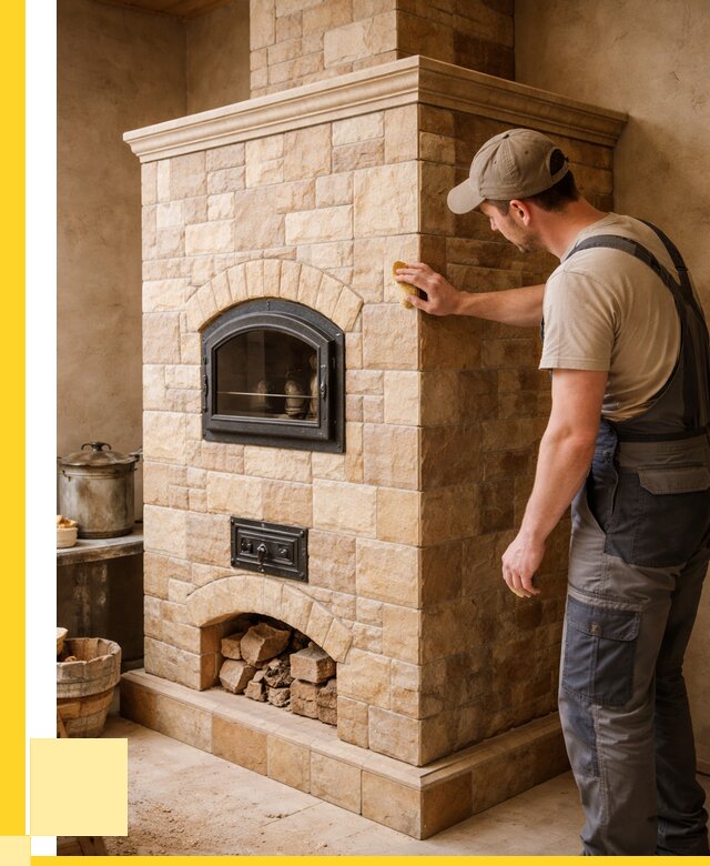 Облицовка печей в Кирове-Чепецке от 4893 р. под ключ | ЭриданКрв