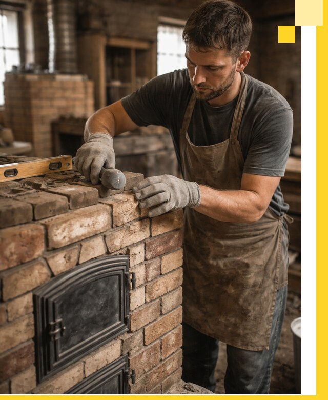 Изготовление печей на заказ в Кирове-Чепецке с проектом и монтажом