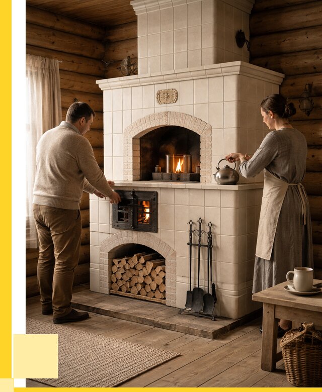 Русские печи в Кирове-Чепецке: установка от 163110 р. ЭриданКрв