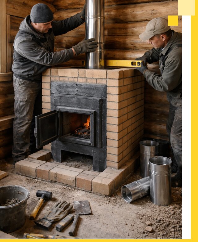 Проектирование, изготовление и установка банных печей в Кирове-Чепецке