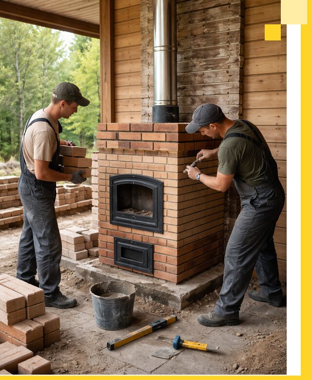 Производство и установка дачных печей под ключ в Кирове-Чепецке
