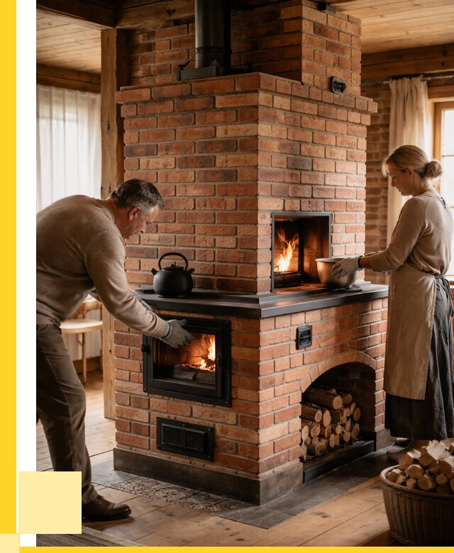 Печи для загородного дома под ключ в Кирове-Чепецке от 86992 р. | ЭриданКрв