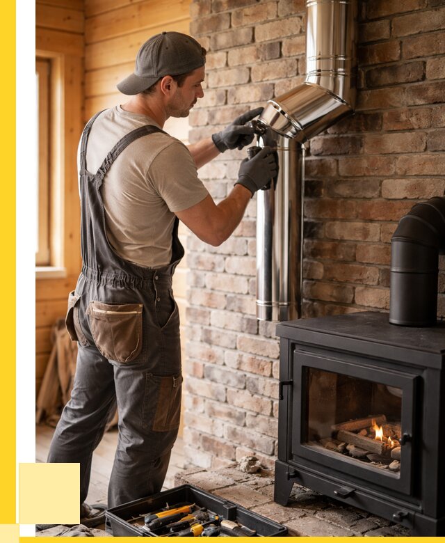 Монтаж дымоходов для печей в Кирове-Чепецке от 8156 р. | ЭриданКрв