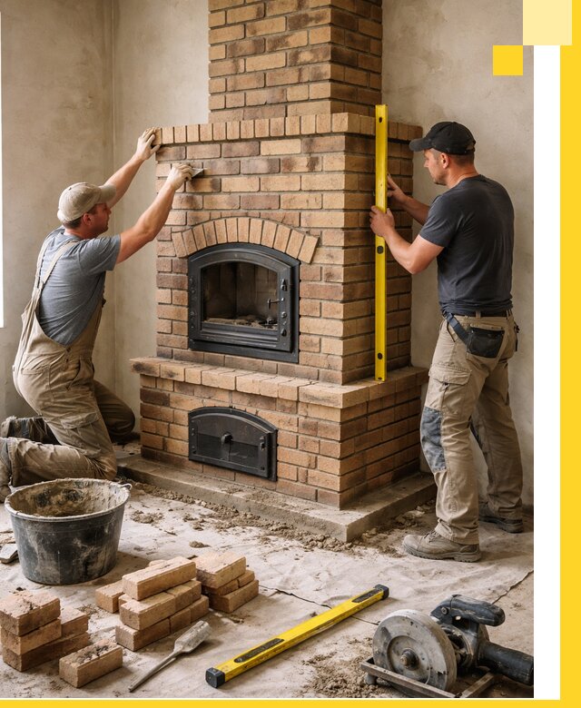 Продажа и установка печей и каминов для дома под ключ в Кирове-Чепецке