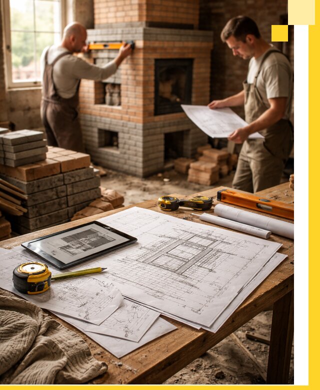 Проекты печей и каминов с индивидуальным дизайном в Кирове-Чепецке