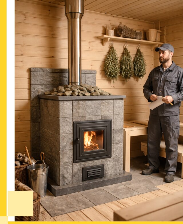 Печи для бани под ключ в Кирове-Чепецке от 130488 р. | ЭриданКрв