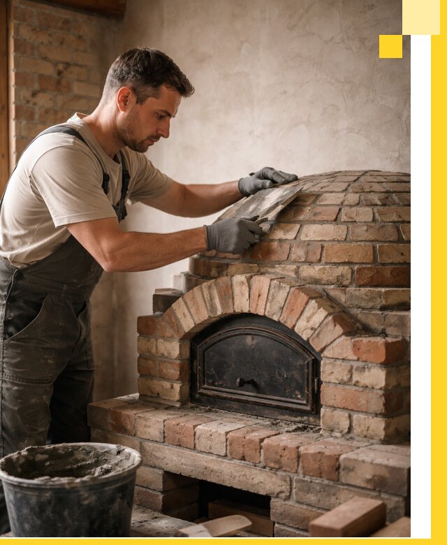 Изготовление и монтаж помпейских печей на заказ в Кирове-Чепецке