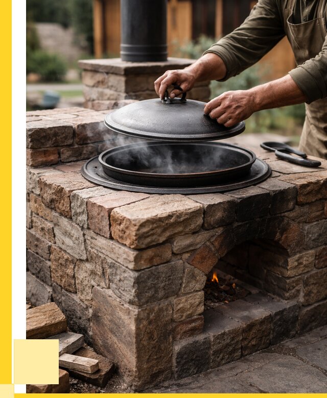 Печи для казана в Кирове-Чепецке по цене от 19573 р. | ЭриданКрв