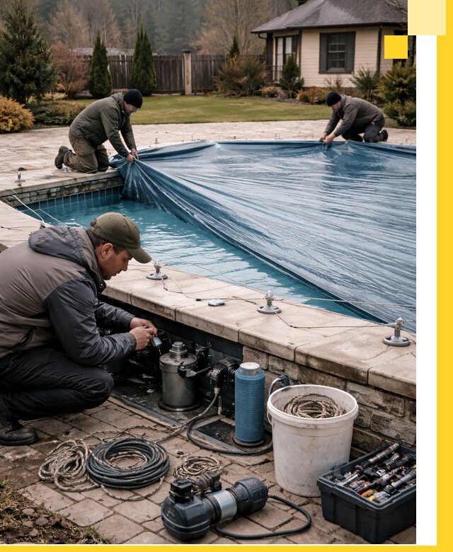 Консервация бассейнов в Кирове-Чепецке: подготовка к длительному хранению