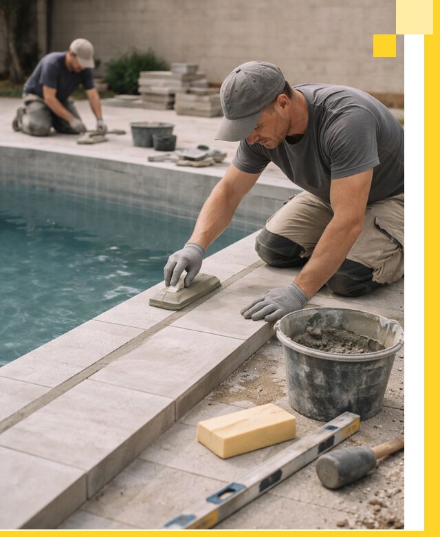 Отделка бассейнов в Кирове-Чепецке: декоративная отделка и гидроизоляция