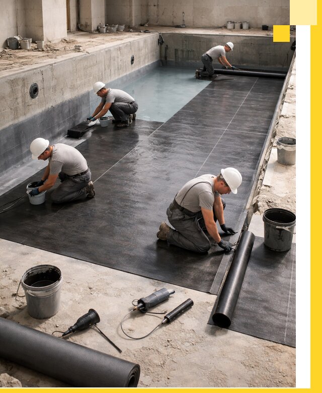 Профессиональная гидроизоляция бассейнов и чаш в Кирове-Чепецке под ключ