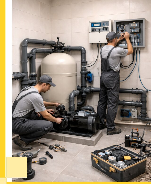 Монтаж оборудования для бассейнов в Кирове-Чепецке от 43496 р. | ЭриданКрв