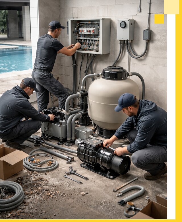 Профессиональный монтаж оборудования для бассейнов в Кирове-Чепецке