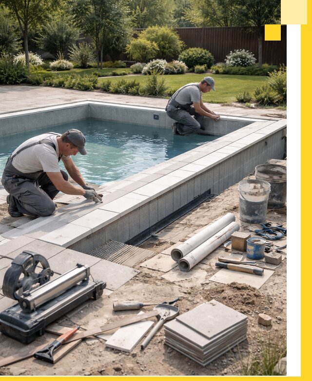 Строительство открытых бассейнов под ключ в Кирове-Чепецке профессионально