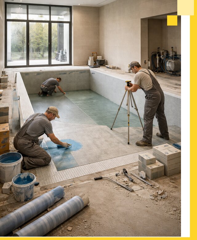 Проект и строительство закрытых бассейнов в Кирове-Чепецке под ключ