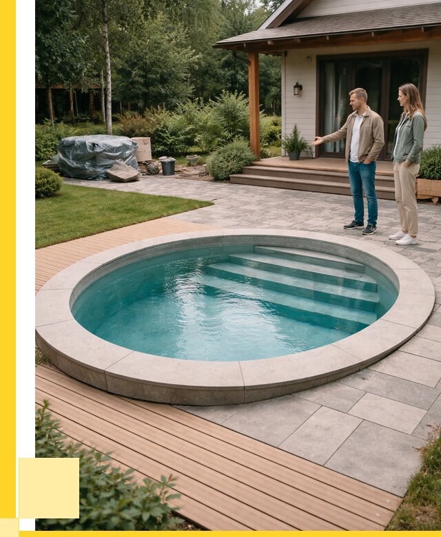 Бассейн на даче под ключ в Кирове-Чепецке от 217480 р., ЭриданКрв