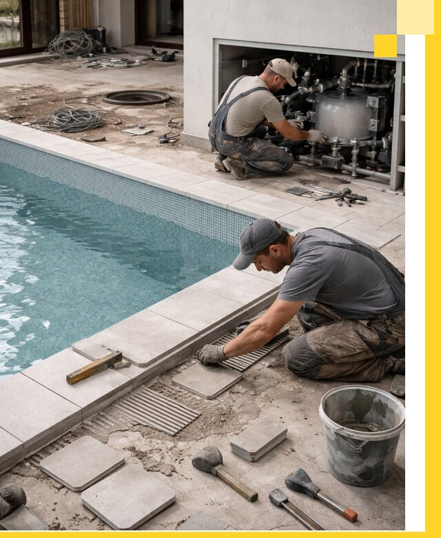 Строительство и монтаж бассейнов в коттедже в Кирове-Чепецке