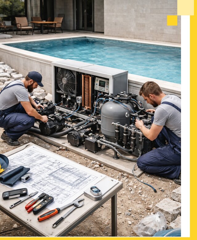 Проектирование и монтаж бассейнов с подогревом в Кирове-Чепецке