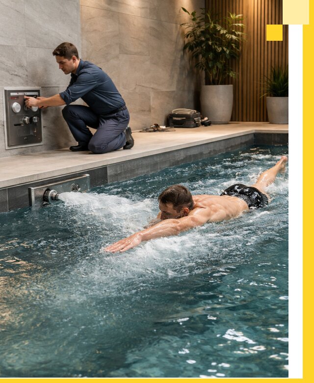 Проектирование и монтаж бассейнов с противотоком в Кирове-Чепецке