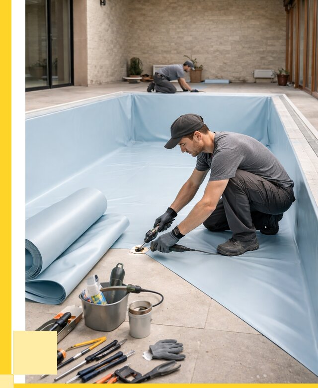 Пленка ПВХ для бассейнов в Кирове-Чепецке от 2719 р. | ЭриданКрв