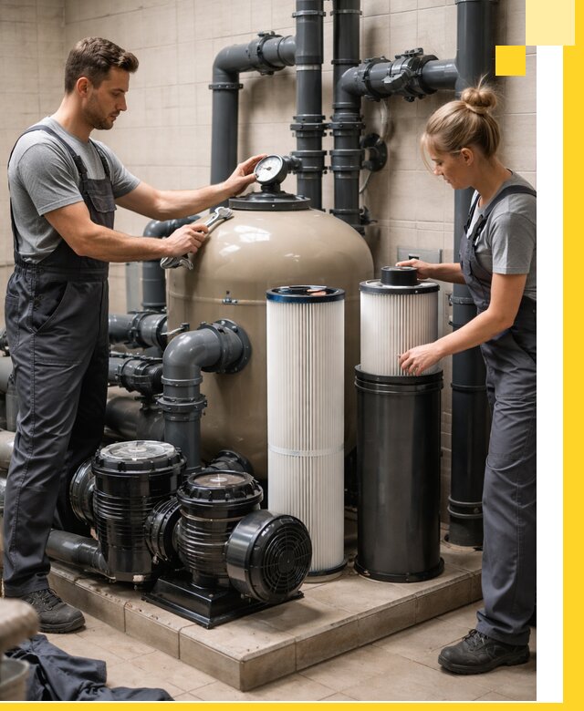 Фильтры и системы фильтрации для бассейнов в Кирове-Чепецке