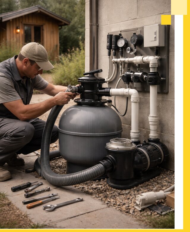 Продажа и монтаж фильтров и насосов для бассейнов в Кирове-Чепецке