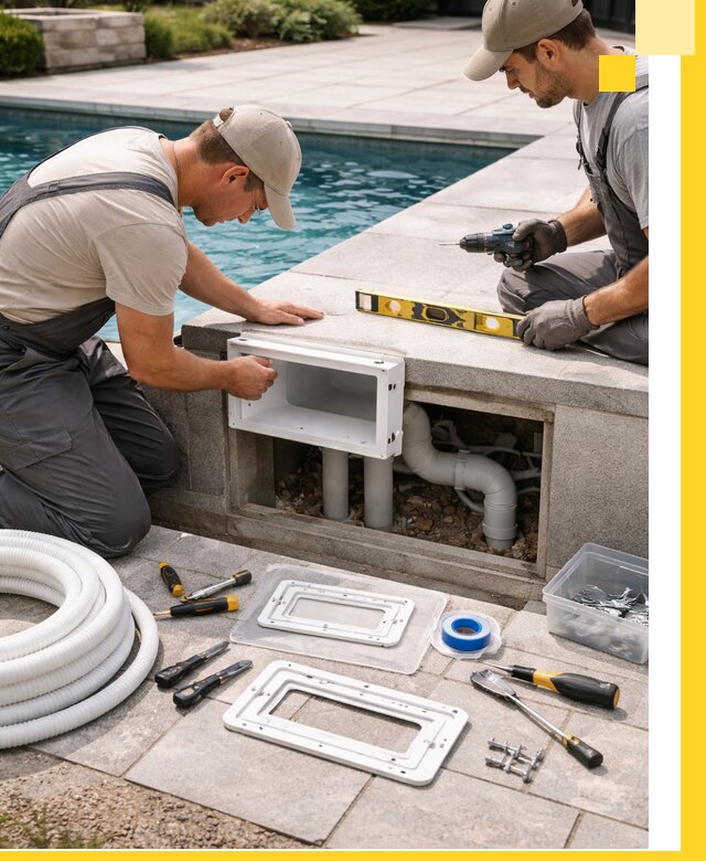 Поставка и установка скиммеров для бассейнов в Кирове-Чепецке