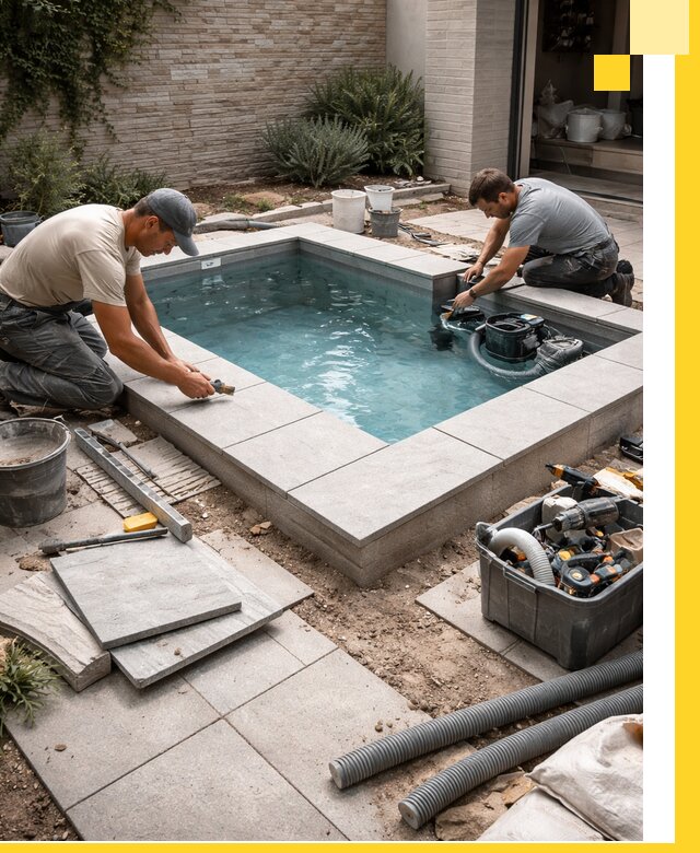 Мини бассейны под ключ в Кирове-Чепецке, дизайн и установка