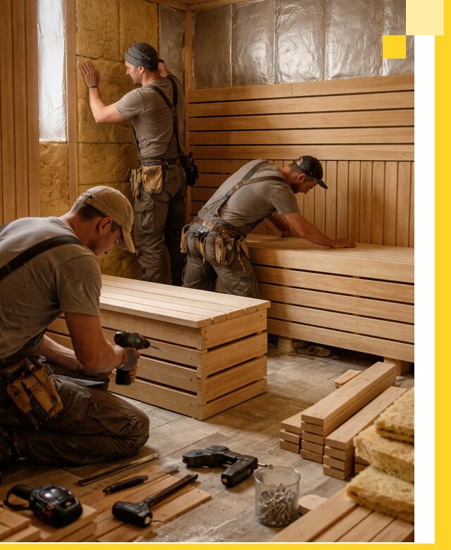 Профессиональное строительство саун под ключ в Кирове-Чепецке