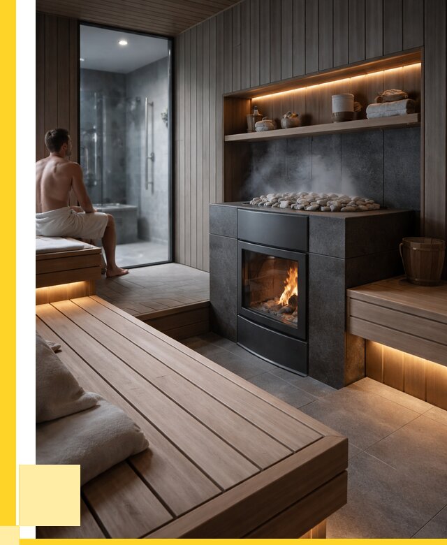 Проект сауны в частном доме в Кирове-Чепецке от 38059 р. | ЭриданКрв