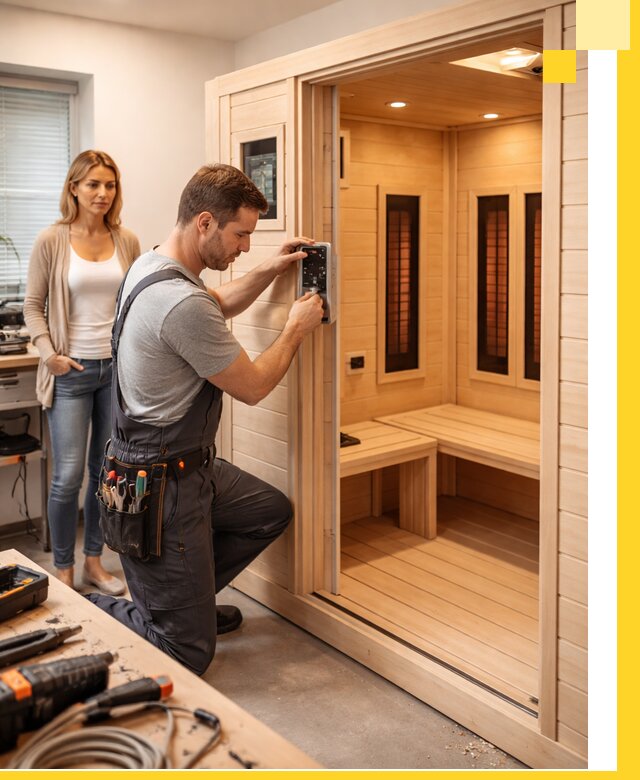 Инфракрасные сауны под ключ в Кирове-Чепецке продажа и установка