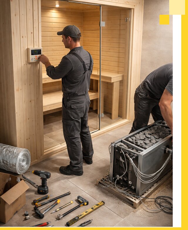 Поставка, установка и монтаж электрических саун в Кирове-Чепецке