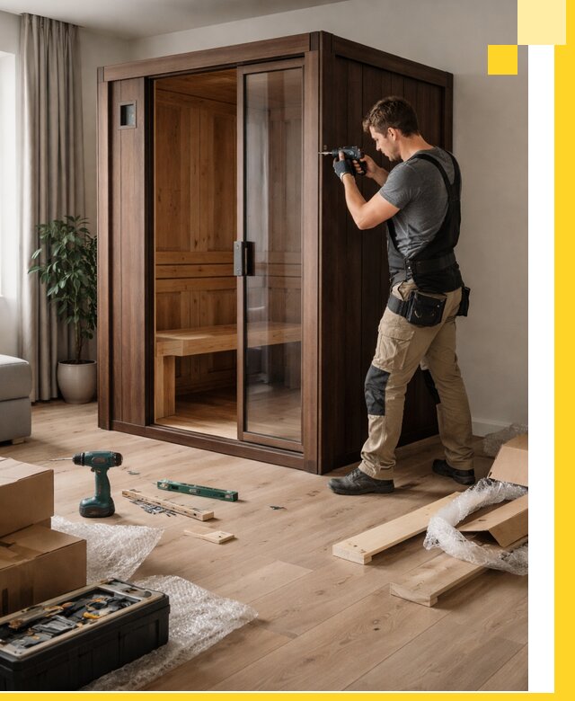 Установка и производство мини саун под ключ в Кирове-Чепецке