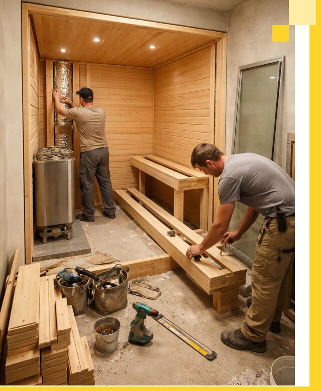 Проектирование и установка домашних саун под ключ в Кирове-Чепецке