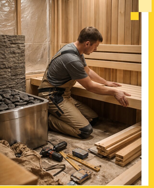 Сауны для дома под ключ с проектированием и монтажом в Кирове-Чепецке