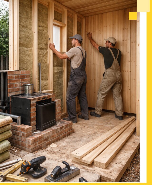 Строительство и установка дачных саун под ключ в Кирове-Чепецке