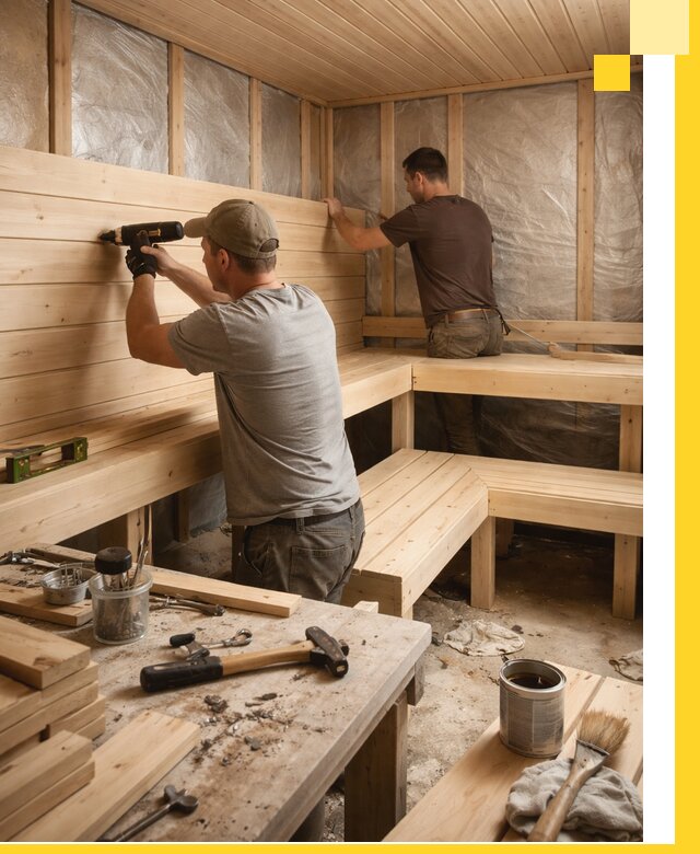 Профессиональная отделка бань и саун под ключ в Кирове-Чепецке