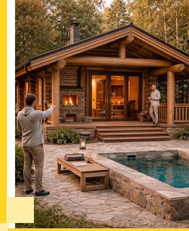 Проекты бань и хамам в Кирове-Чепецке от 27185 р. | ЭриданКрв