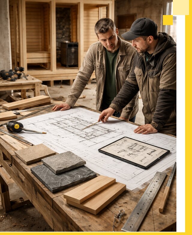 Проекты бань под ключ и планы строительства в Кирове-Чепецке