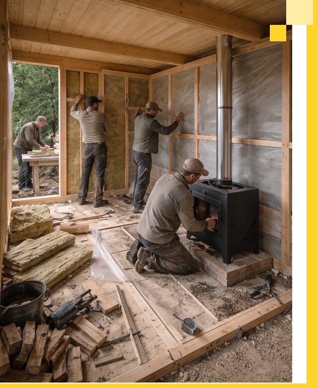 Профессиональный монтаж бань под ключ в Кирове-Чепецке для дома