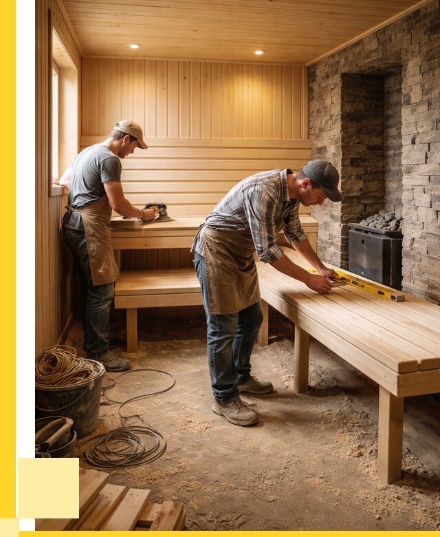 Отделка бани в Кирове-Чепецке: внутренняя отделка от 3262 р. | ЭриданКрв